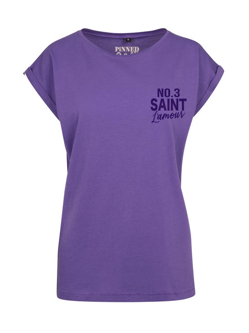 T-shirt Deep Saint L'Amour Purple Velvet - Purple